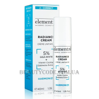 ELEMENTRĒ Radiance Cream 5% Giga-White - Крем для сяйва