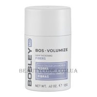 BOSLEY BosVolumize Hair Thickening Fibers - Ущільнюючі кератинові волокна, темно-коричневі