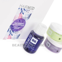 HAIRMED Kit Try Me Trattamento Ristrutturante - Набір для реконструкціі (шампунь B6 + маска N5 + крем F6)