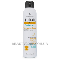 HELIOCARE 360º Pediatrics Transparent Spray SPF 50+ - Дитячий сонцезахисний спрей для тіла SPF-50+