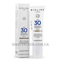 BIOLINE JATO' Sundefense Face Fluid Cream SPF30 - Антивіковий сонцезахисний крем-флюїд для обличчя SPF-30