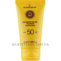 KLERADERM Klerasol Colored Emulsione Solare SPF50 - Сонцезахисна емульсія з тоном SPF-50
