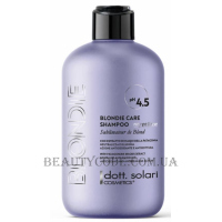 DOTT.SOLARI Blondie Care No Yellow Shampoo - Антижовтий шампунь