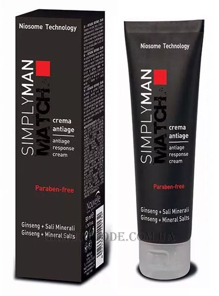 NOUVELLE Simply Man Antiage Response Cream - Омолоджуючий чоловічий крем для обличчя