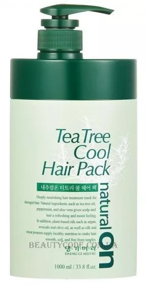 DAENG GI MEO RI Natural Tea Tree Cool Hair Pack - Охолоджуюча маска для волосся