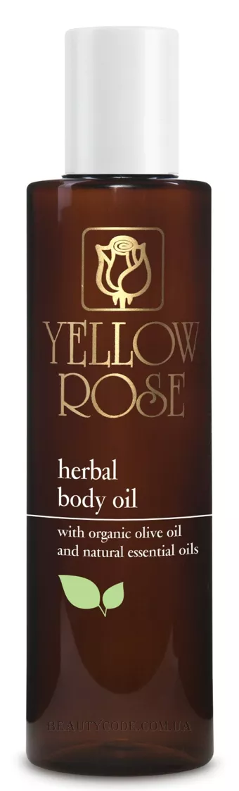YELLOW ROSE Herbal Body Oil - Живильна олія для тіла з екстрактами лікувальних трав