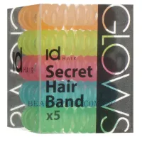 ID HAIR Secret Hair Band Glow - Силіконові різнокольорові резинки для волосся