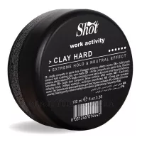 SHOT Work Activity Clay Hard - Паста-тягучка для укладання