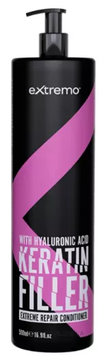 EXTREMO Bоtох Keratin Yaluronic Acid Repair Conditioner - Кондиціонер з кератином для пошкодженого волосся