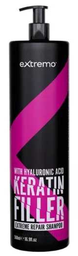 EXTREMO Bоtох Keratin Yaluronic Acid Repair Shampoo - Шампунь з кератином для пошкодженого волосся