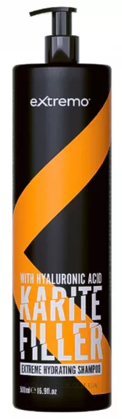 EXTREMO Bоtох Karite Yaluronic Acid Shampoo - Шампунь з каріте для пошкодженого та сухого волосся