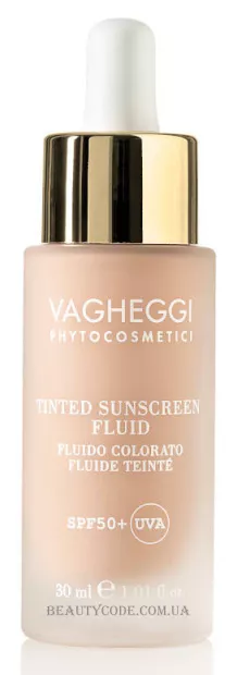 VAGHEGGI Tinted Sunscreen Fluid SPF50+ - Сонцезахистний флюід SPF50+