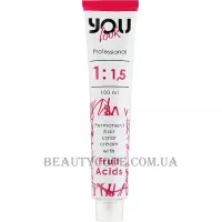 YOU LOOK Professional Hair Colouring Cream With Fruit Acids - Стійка фарба для волосся 100 мл