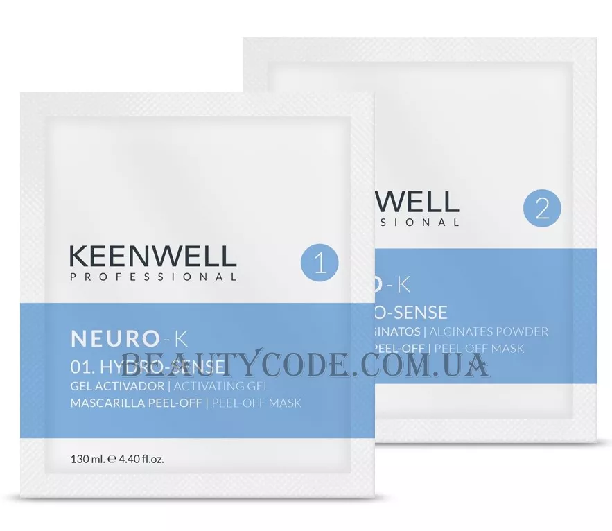 KEENWELL Neuro-K Peel-Off Mask 01. Hydro-Sense - Зволожуюча регенеруюча альгінатна маска № 01