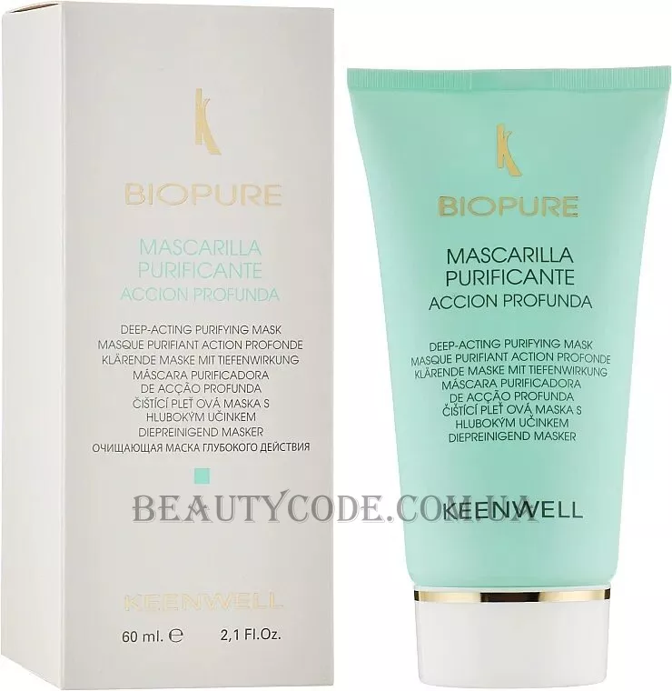 KEENWELL Biopure Purifying Mask - Очищуюча маска глибокої дії для жирної шкіри
