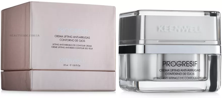 KEENWELL Progresif Lifting Anti-Wrinkle Eye Contour Cream - Ліфтинг-крем від зморшок навколо очей
