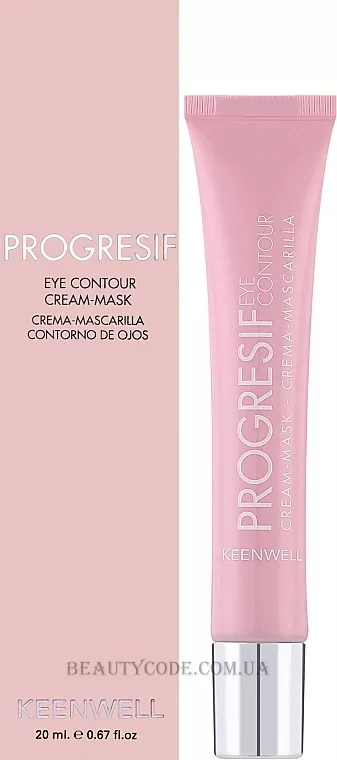 KEENWELL Progresif Eye Contour Cream Mask - Відновлююча крем-маска для шкіри навколо очей