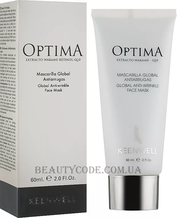 KEENWELL Optima Global Anti-Wrinkle Face Mask - Маска потрійної дії проти зморшок