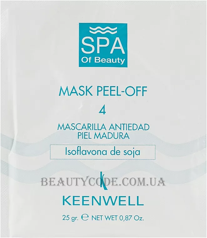 KEENWELL SPA of Beauty Mask Peel-off № 4 - Омолоджуюча СПА-маска № 4