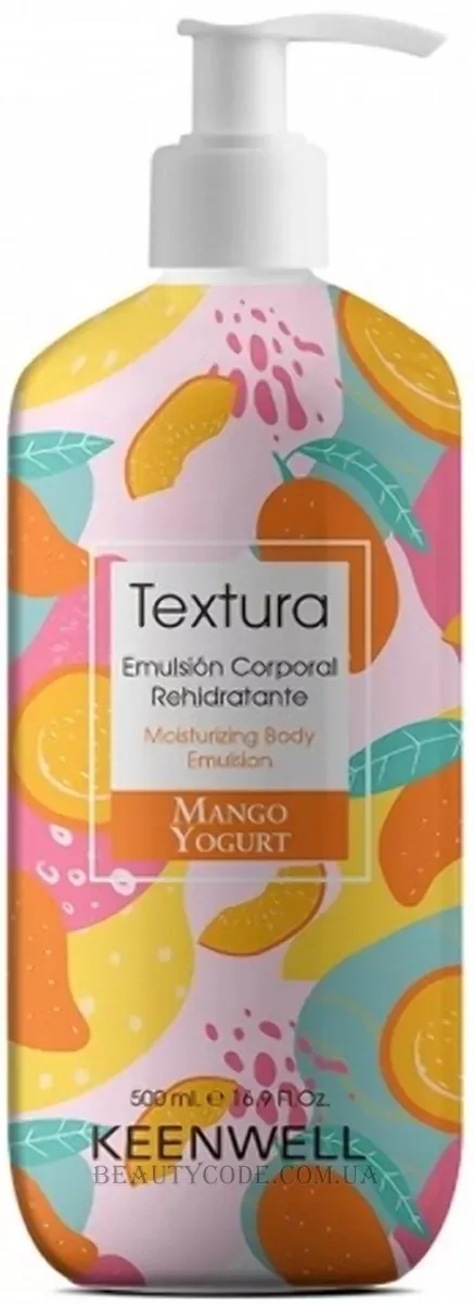KEENWELL Textura Moisturizing Body Emulsion Mango Yogurt - Зволожуюче живильне молочко 