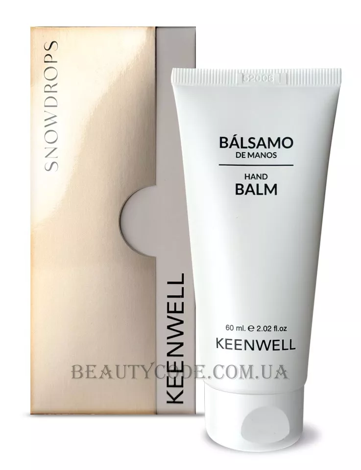 KEENWELL Snowdrops Hand Balm - Танучий оксамитовий бальзам для рук