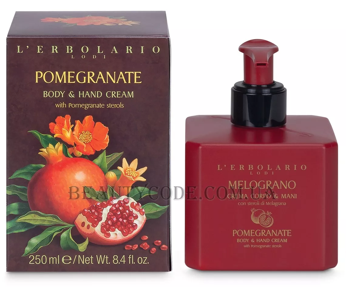 L'ERBOLARIO Pomegranate Crema Corpo & Mani - Ароматизований крем для рук та тіла 