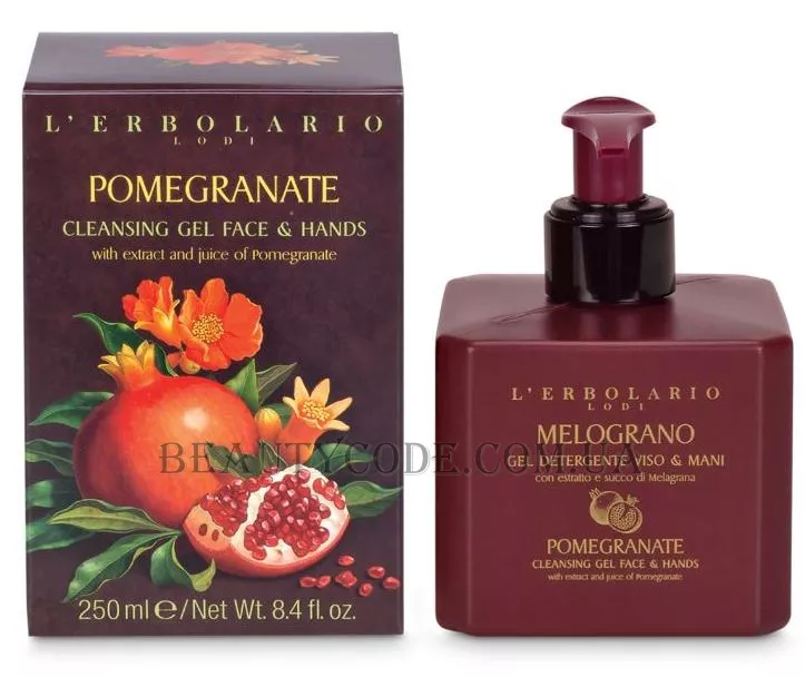 L'ERBOLARIO Pomegranate Gel Detergente Viso & Mani - Очищуючий гель для обличчя і рук 