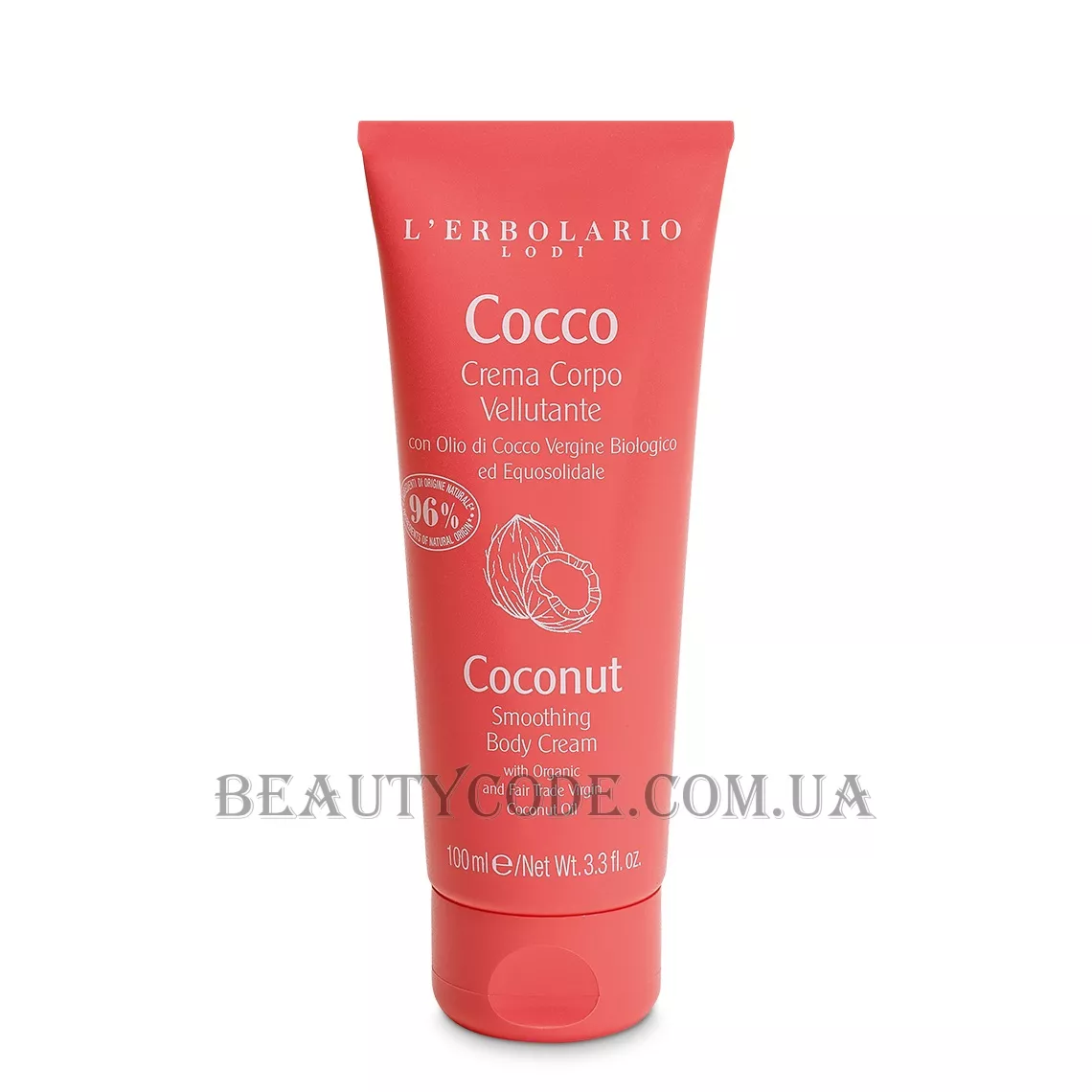 L'ERBOLARIO Cocco Crema Corpo Vellutante - Розгладжуючий крем для тіла 