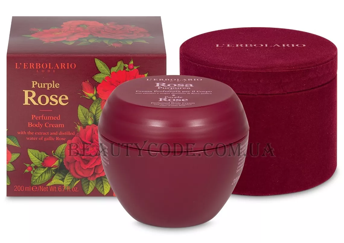 L'ERBOLARIO Rosa Purpurea Crema Corpo - Ароматизований крем для тіла 