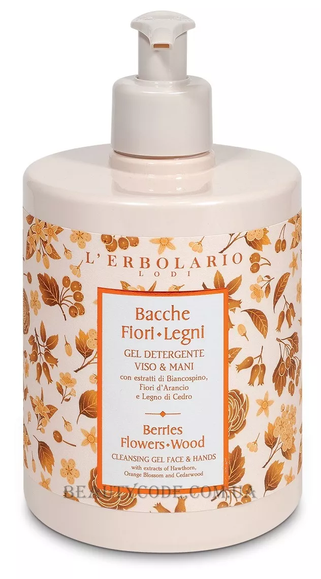 L'ERBOLARIO Bacche Fiori-Legni Gel Detergente Viso & Mani - Очищуючий гель для обличчя і рук 