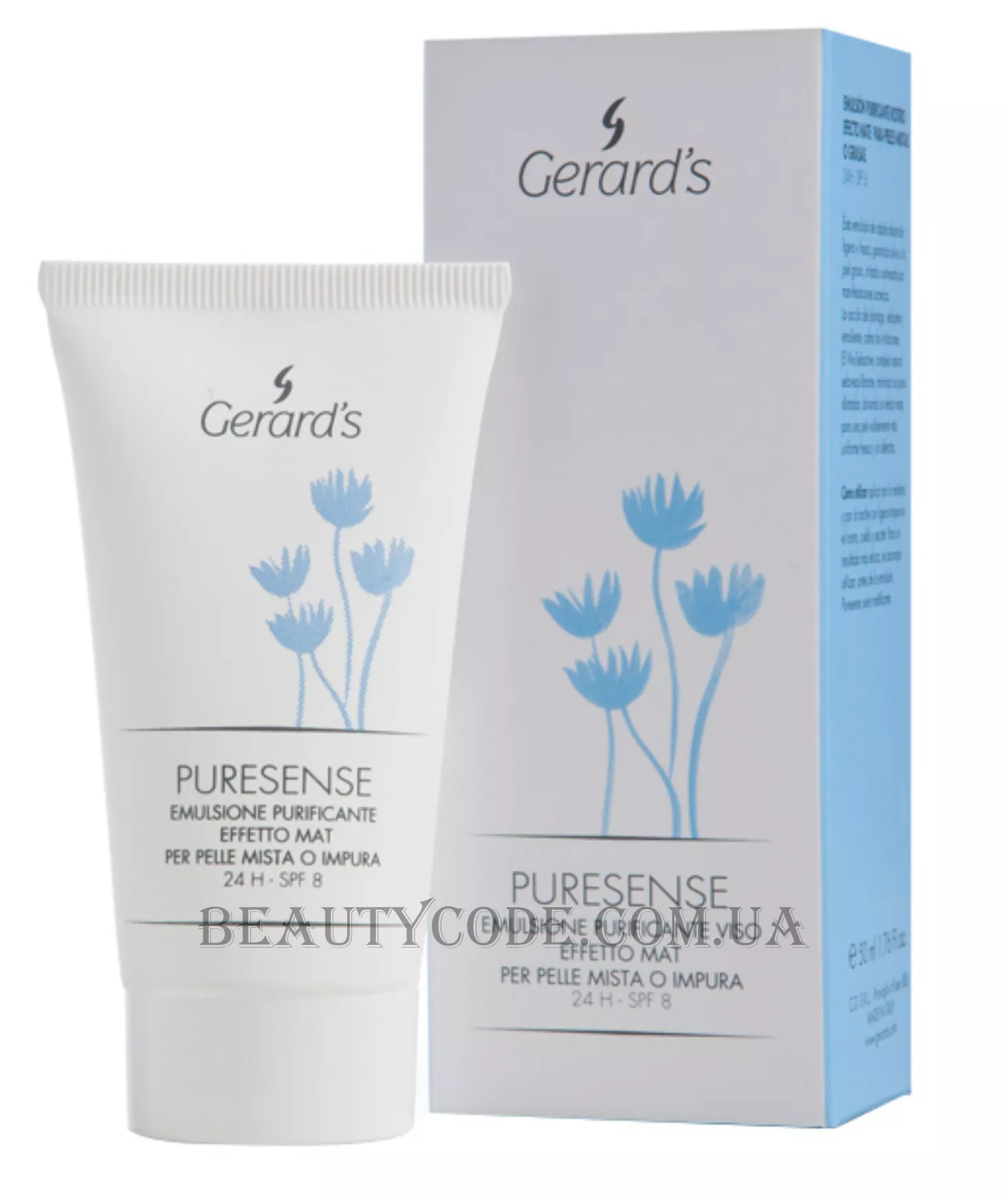 GERARD'S Puresense Purifying Mattifying Emulsion SPF-8 - Матуюча емульсія SPF-8