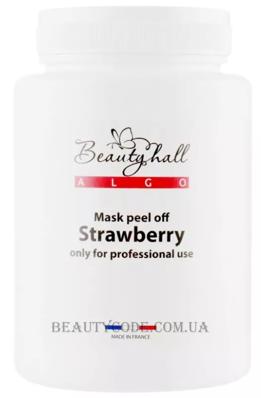 BEAUTYHALL Algo Translucent Peel Off Mask Strawberry - Напівпрозора альгінатна маска 