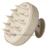 MEDAVITA Scalp Brush - Силіконова щітка-масажер для шкіри голови, бежева