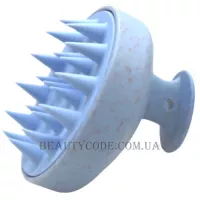 MEDAVITA Scalp Brush - Силіконова щітка-масажер для шкіри голови, блакитна