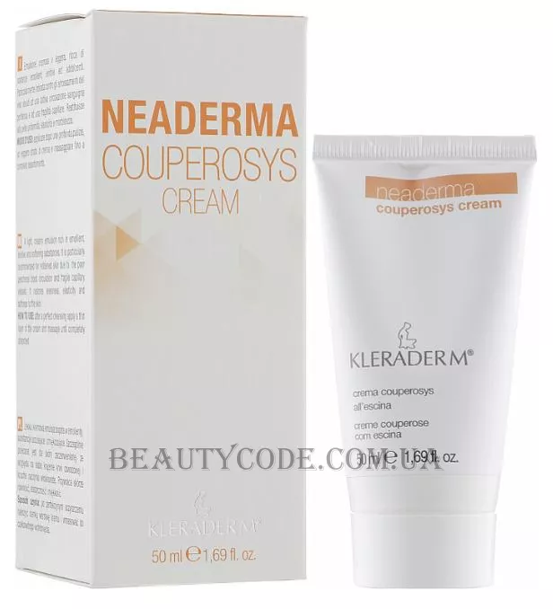 KLERADERM Neaderma Escin Couperosys Cream - Антикуперозний крем з есцином