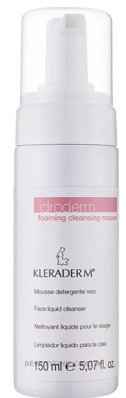 KLERADERM Idroderm Face Liquid Cleanser - Очищувальна пінка-мус