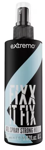 EXTREMO Fixx It Fix Gel Spray Strong Hold - Фіксуючий гель-спрей сильної фіксації