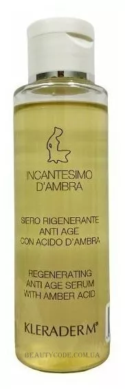 KLERADERM Incantesimo D'ambra Anti-Aging Amber Serum - Антивікова відновлююча сироватка з бурштином