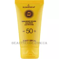 KLERADERM Klerasol Colored Emulsione Solare SPF50 - Сонцезахисна емульсія з тоном SPF-50