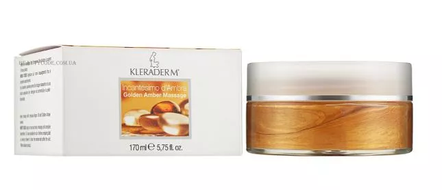 KLERADERM Incantesimo D'ambra Golden Amber Massage - Масажна емульсія на основі золотистого бурштину