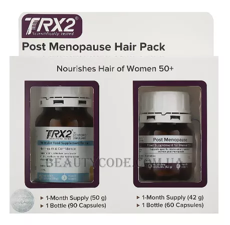OXFORD BIOLABS TRX2 Post Menopause Hair Pack - Набір дієтичних добавок проти випадання волосся під час постменопаузи