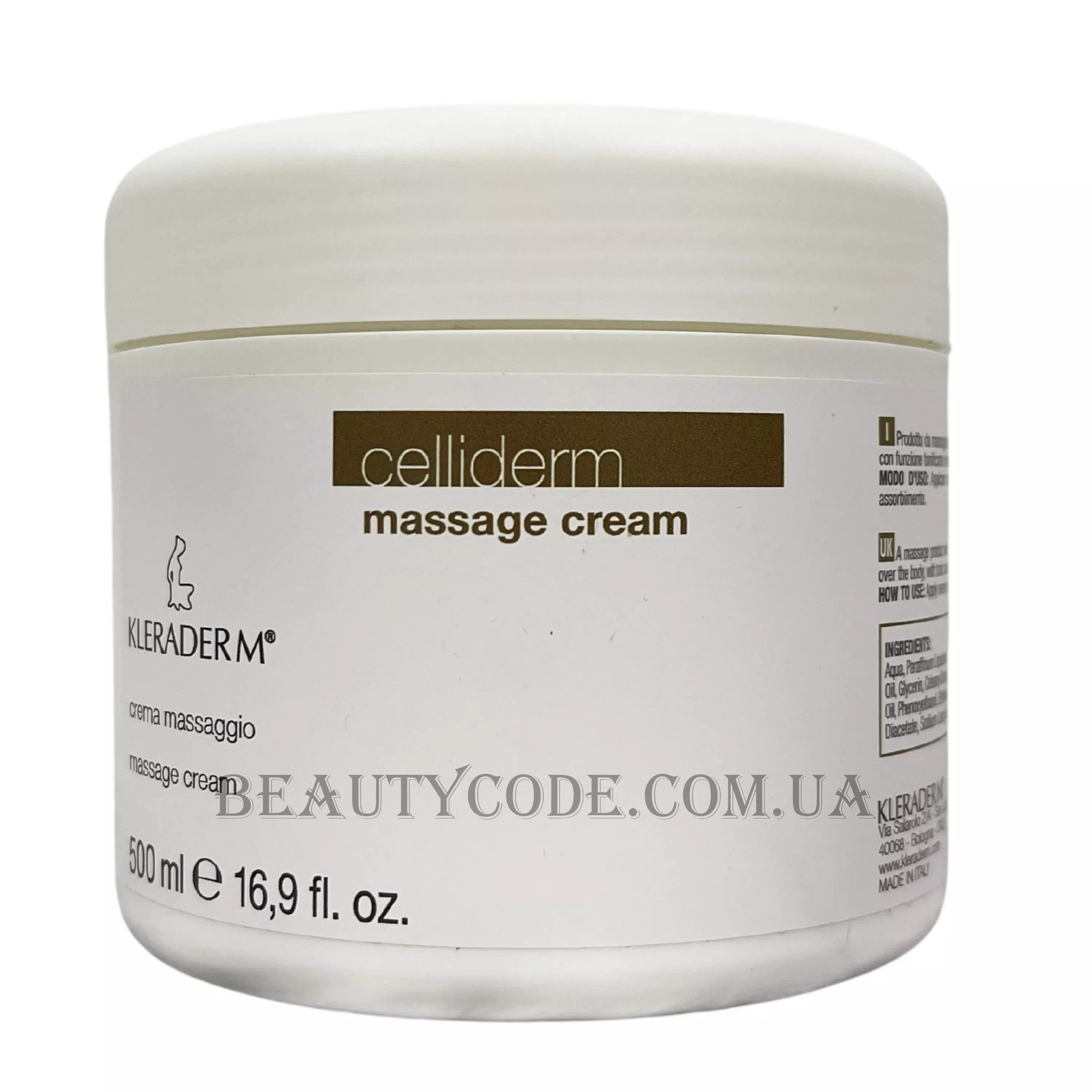KLERADERM Celliderm Massage Cream - Масажний крем