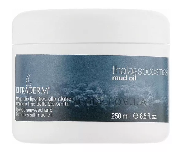 KLERADERM Thalassocosmesi Draining Mud Oil - Дренажна олія на основі грязі Доломітових Альп