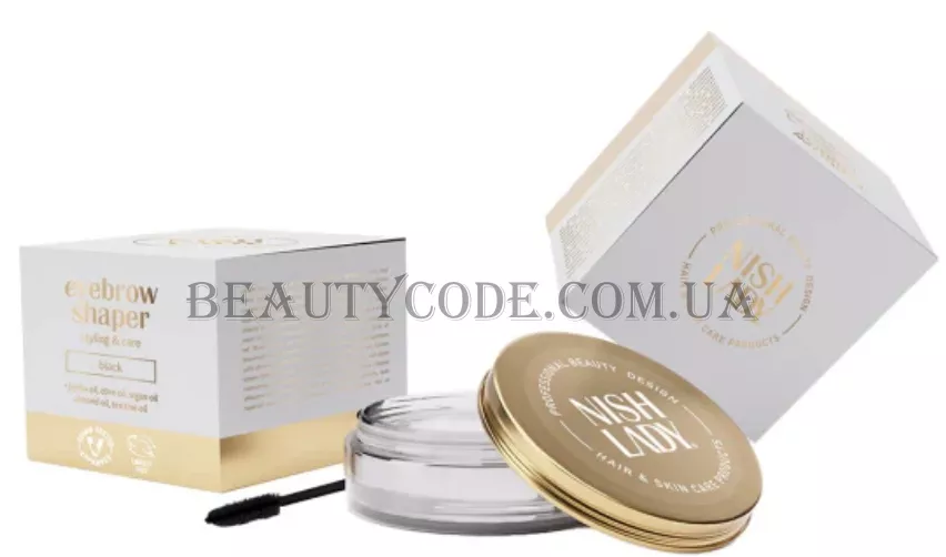 NISHLADY Eyebrow Shaper - Віск для укладання брів безкольоровий