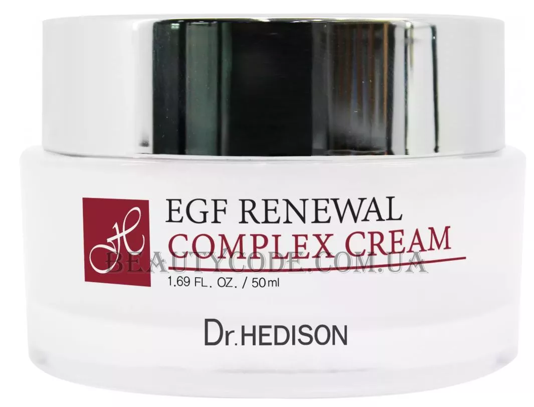 DR.HEDISON EGF Renewal Cream - Зміцнюючий крем для відновлення пружності з EGF і арбутином