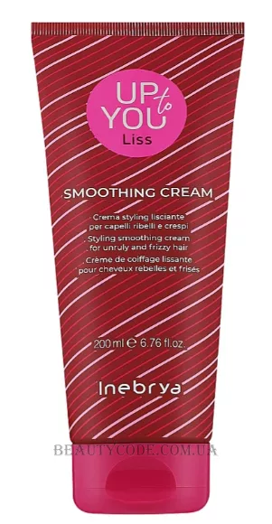 INEBRYA Up To You Liss Smoothing Cream - Крем для розгладження в’юнкого волосся