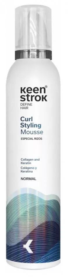 KEEN STROK Curl Styling Mousse - Мус для фіксації та зволоження кучерявого волосся