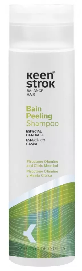 KEEN STROK Bain Peeling Shampoo - Пілінг-шампунь для волосся від лупи
