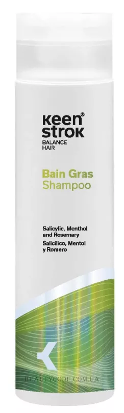 KEEN STROK Bain Gras Shampoo - Шампунь для жирного волосся