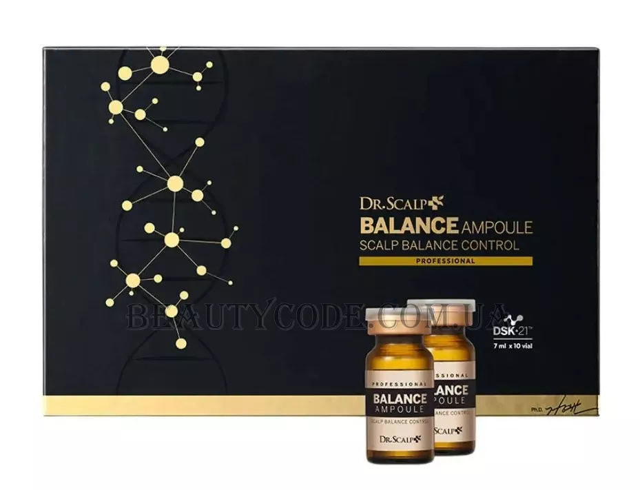 DR.SCALP Balance Ampoule - Заспокійливі, себорегулюючі ампули